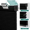 BERISSA Blackout Cellular Shades,Custom Cordless Window Blinds,Honeycomb Blinds for Windows,Room Darkening Cellular Blinds & Thermal Insulated Shades,Blackout-Black,48.5" W x 72" H view 2