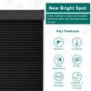 BERISSA Blackout Cellular Shades,Custom Cordless Window Blinds,Honeycomb Blinds for Windows,Room Darkening Cellular Blinds & Thermal Insulated Shades,Blackout-Black,48.5" W x 72" H view 4