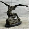 Bronze Sculpture by Milo Surrealist Abstract Modern Art Yoga Male Statue Decor Decorative Sale Gift Dcor ByThink Bronze view 3