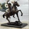 American Indian Warrior Remington Bronze Sculpture Western Art Deco Figurine LRG Decorative Sale Gift Dcor ByThink Bronze view 2
