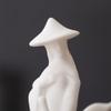 XIALON Chinese Retro Home Furnishings Fairy Garden Ceramic Whiteware Figures Tearoom Ornament view 4