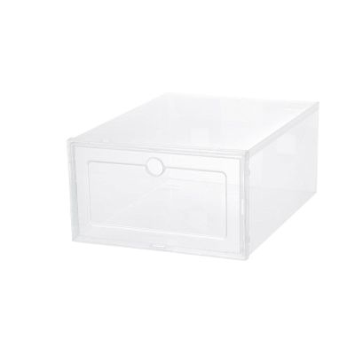 OWKAY Transparent Shoe RackTransparent Independent Shoe Rack Drawer Home Stackable Storage Rack Men and Women Dormitory Shoe Rack Shoe Cabinet Shoe Display