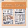 OWKAY Transparent Shoe RackTransparent Independent Shoe Rack Drawer Home Stackable Storage Rack Men and Women Dormitory Shoe Rack Shoe Cabinet Shoe Display view 4