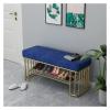 ALDEPO Shoe Cabinet Storage Bench End of Bed Bench Light Luxury Shoe Changing Stool Shoe Cabinet Door Shoe Rack for Hallway Bedroom Living Room Corridor (Color : White, Size : 80 * 35 * 45 cm) view 2