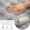 AWAV Thick Rabbit Plush Sofa Cushion, Non-Slip Sofa Covers for Living Room, Universal Super Soft Faux Fur Furniture Protector, Washable for Sectional Couch (Grey,90x90cm) view 4