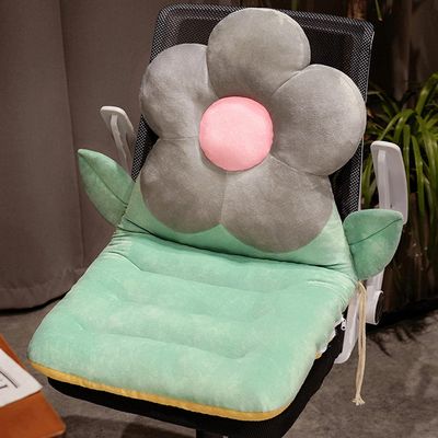RUNLAIKEJI Seat Cushion, Seat Cushions for Office Chairs, Office Chair Cushions for Back and Butt, Comfortable Cute Office Chair Cushion, Plush Flowers Chair Cushions, for Chair, Car, Office, Patio