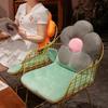 RUNLAIKEJI Seat Cushion, Seat Cushions for Office Chairs, Office Chair Cushions for Back and Butt, Comfortable Cute Office Chair Cushion, Plush Flowers Chair Cushions, for Chair, Car, Office, Patio view 2