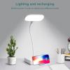 LED Desk Lamp, Power Outlet with Dimming Night Light Desk Light,Table Lamps 3 Lighting Modes Desktop Charging Extension Lead 4 AC Power Outlet and 2 USB Charging Ports for Travel Home Office view 2
