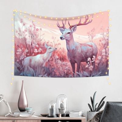 Baxozud deer Tapestry Psychedelic Tapestry Wall hanging Bedding Tapestry