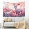Baxozud deer Tapestry Psychedelic Tapestry Wall hanging Bedding Tapestry view 4