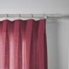 TWOPAGES Red Wine Linen Pinch Pleat Drape for Living Room, Window Treatment Curtain 90 Inches Long Privacy Protection Light Filtering Curtain (1 Panel, 72W x 90L) view 2