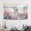 Baxozud deer Tapestry Psychedelic Tapestry Wall hanging Bedding Tapestry view 1