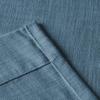 TWOPAGES Aegean Blue Curtain 90 Inches Long Linen Textured Light Filtering Pinch Pleated Drape for Kitchen, Window Treatment Curtain Panel (1 Panel, W84 x L90) view 4