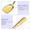 uxcell Set of 6 Stainless Steel Ice Cream Spoons, 7.5-Inch Yogurt Spoons Dessert Spoons Shovel Cake Spoons for Home, Kitchen, Restaurant, Gold view 3