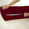 100% Egyptian Cotton Mattress Cover, 800 Thread Counts, 12" Inch Deep Pocket Queen Size (60" x 80") Inch, Burgundy Solid Mattress Cover Zipper Around The Mattress view 1