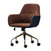 Office Computer Desk Chair Game Ergonomic Office PC Desk and Chair with Height Adjustment Lumbar Support Function with Central Back Swivel Task Chair Backrest Office Chair (Color : A) view 1