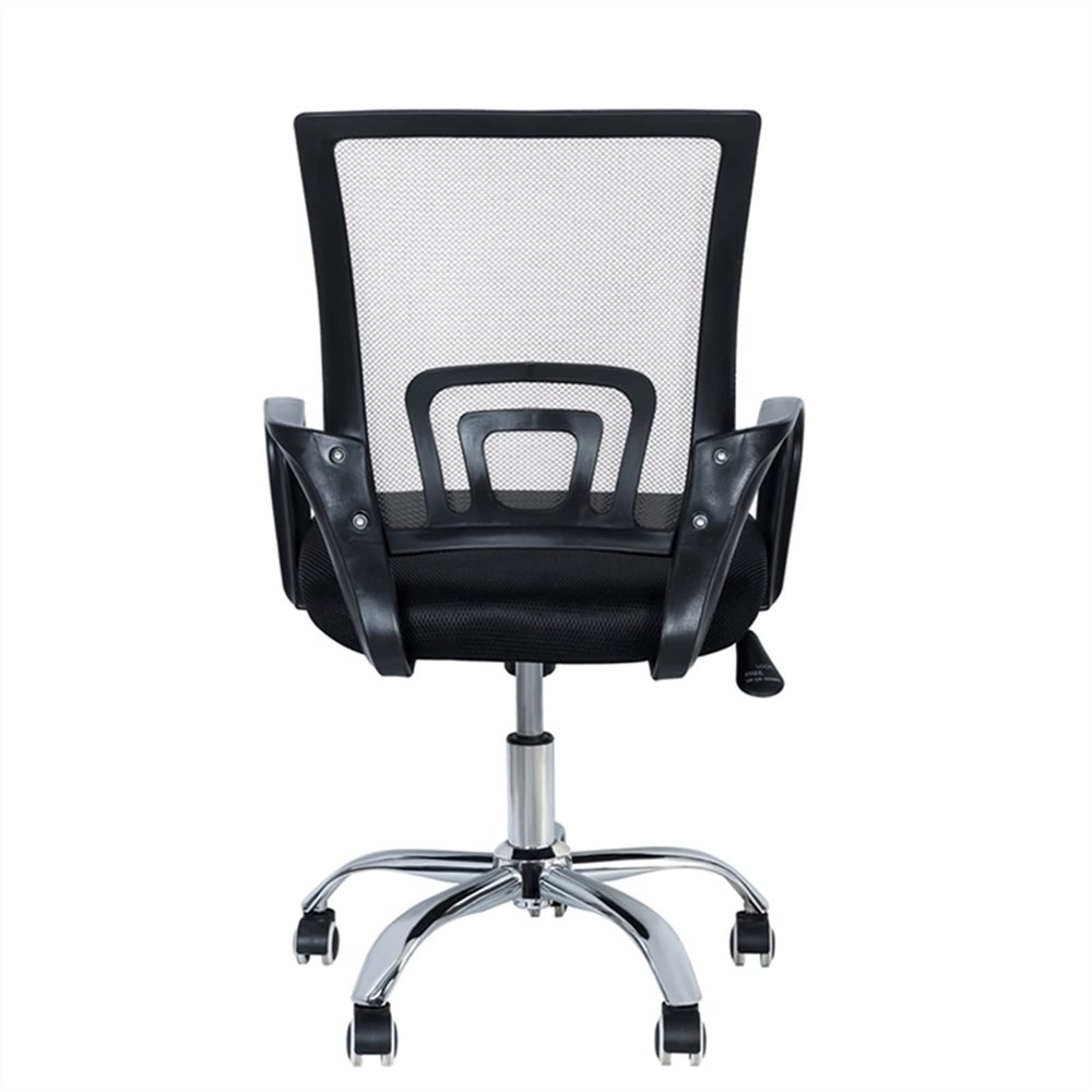 BNNP Office Computer Desk Chair Game Home Office Chair Black Ergonomic Desk Chair Grid Pc Chair with Lumbar Support Executive Swivel Adjustable Arms and Arms Backrest Office Chair