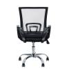 BNNP Office Computer Desk Chair Game Home Office Chair Black Ergonomic Desk Chair Grid Pc Chair with Lumbar Support Executive Swivel Adjustable Arms and Arms Backrest Office Chair view 1