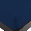 100% Egyptian Cotton Mattress Cover, 800 Thread Counts, 12" Inch Deep Pocket Twin-XL Size (39" x 80") Inch, Navy Blue Solid Mattress Cover Zipper Around The Mattress view 3