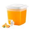2 Clear Beverage Dispenser With Spigot,3.5L Beverage Dispenser Water Container With Faucet,Iced Juice Lemonade Dispenser For Daily Use,Milk Dispenser For Fridge,Water Lemonade Juice Dispenser view 1
