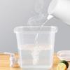 2 Clear Beverage Dispenser With Spigot,3.5L Beverage Dispenser Water Container With Faucet,Iced Juice Lemonade Dispenser For Daily Use,Milk Dispenser For Fridge,Water Lemonade Juice Dispenser view 2