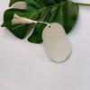 Yuxuanish Set of 12 Acrylic Luggage Tag,Mirrored Acrylic Place Cards Blanks with Tassels,DIY Oval Wedding Guest Name Cards,Acrylic Name Place Card (Silver Mirror) view 1
