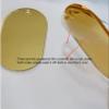Yuxuanish Set of 12 Acrylic Luggage Tag,Mirrored Acrylic Place Cards Blanks with Tassels,DIY Oval Wedding Guest Name Cards,Acrylic Name Place Card (Silver Mirror) view 2