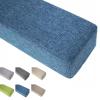 ENHEN Bed Gap Filler Queen/King Bed Gap Filler Pad, Bed Wedge Pillow Mattress Gap Filler Double Bed, Washable Removable Extender Bridge for End/Side of Bed (Color : Blue, Size : 60x5x4/152x13x10cm) view 1