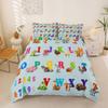 jejeloiu Kids Educational Bedding Set Queen Size 3Pcs for Boys Girls Queen view 1