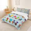 jejeloiu Kids Educational Bedding Set Queen Size 3Pcs for Boys Girls Queen view 2