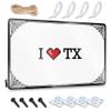Beer Signs Metal Vintage I Love Tx Tin Sign Teen Boy Room Decor Metal Signs for Man Cave (Color : Colour, Size : 20X30CM) view 1