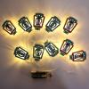 Pilipane String Light, LED Outdoor String Lights, 1 5M Muslim Ramadan Light Kerosene Lamp Shaped 10LED Decorative String Light Hanging Party Decor Proposal Wedding Festival Bedroom Garden view 4