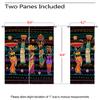 African Black Woman Blackout Curtains for Girls Boy Home Decor, Bohemian Tribal Ethnic Ancient Rod Pocket Thermal Insulated Drapes Darkening Window Curtain for Bedroom Living Room, 84 x 84 Inch view 3