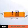 LXLZYXSF Acrylic Magazine Display Shelf Pamphlets Storage Holder, Wall Mount Handouts Organizer for Office Reception Area Waiting Room, File Rack (Color : Orange, Size : 80x16x5cm/31.5x6.3x2in) view 2