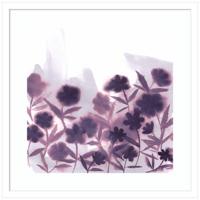Amanti Art Framed Wall Art Print 21x21 Ultra Violets II by Grace Popp, Abstract Wall Art, Modern Contemporary Decor, Medium Poster Painting Artwork for Living Room, Bedroom, Bathroom, Kitchen, Office