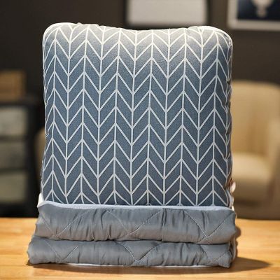 2 In 1 Cushion Throw Pillows,travel pillow blanket,pillow blanket 2 in 1,Easy to carry,Summer Bedding Pillow Quilt Dual Purpose Nap Air Conditioner Blanket On The Bed Cartoon Blankets For Beds Home Te