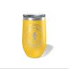 Alterd Industries Bigfoot - Bigfoot Gifts, Tumbler, Sasquatch, Camp Cup, 20oz, He's Out There, Engraved, Coffee Cup, Hide and Seek Champ (Bigfoot Search Team, Yellow, 12oz Wine Tumbler) view 1