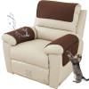 AWAV Sofa Armrest Cover, Headrest Cover for Recliner Chair Arm Cover, Armchair Slipcover with Pockets Nonslip Quilted Furniture Protector for Pets Leather Sofa Couch (Coffee,2 Seater(4pcs)) view 1