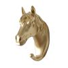 SHOORR Wall Hooks 2Pcs Wall Mounted Hooks Animal Head Rack Coat Caps Wall Hanger Decorative Hooks Bathroom Accessories Horse view 2