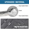H.VERSAILTEX Armrest Covers for Sofa Water Resistant Couch Arm Covers Remote Control Holder Sofa Armrest Organizer for Magazine, Tablet, Phone, iPad(Set of 2, Gray/Beige) view 4