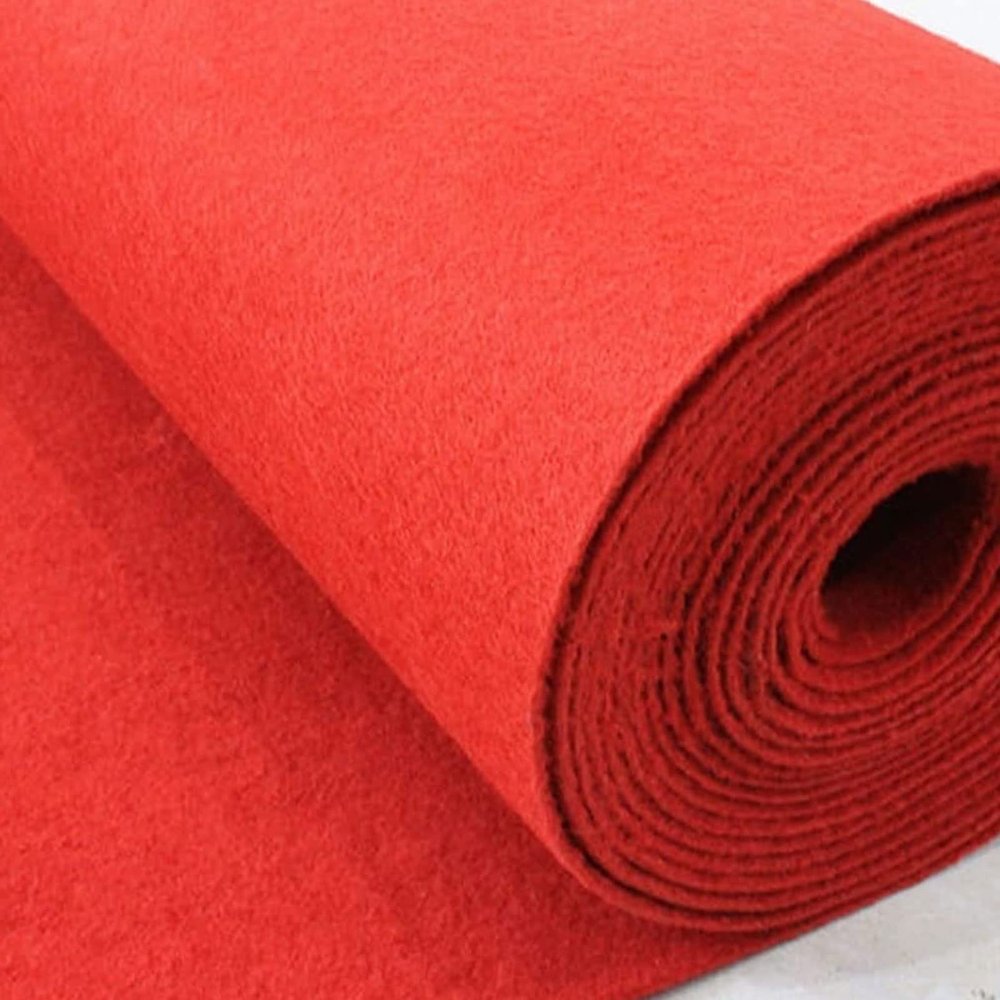 Wedding Runner Carpet, 2mm Thick Polyester Aisle Runner Rug Event Ceremony Walkway Carpet for Church Party Christmas Thanksgiving Outdoor Decoration, Cutable (Size : 1.2x20m)