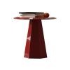 Coffee Table Modern Round Side Table, Solid Wood Nightstand Coffee End Table for Living Room, Bedroom, Small Spaces, Fully Assembled Bedside Table Small Side Table view 1