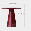 Coffee Table Modern Round Side Table, Solid Wood Nightstand Coffee End Table for Living Room, Bedroom, Small Spaces, Fully Assembled Bedside Table Small Side Table view 3
