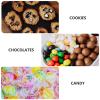 EXCEART Halloween Felt Candy Bag Reusable Halloween Treat Pouch Adorable Cartoon Design for Trick-treating Lightweight and Easy to Carry view 2