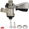 DEPILA Beer Keg Taps Coupler, S Type Brewing Draft Beer Keg Taps Dispenser Stainless Steel Beer Keg Tap Distributor Coupler for Home Bars Pubs Restaurants Dispenser view 1