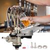DEPILA Beer Keg Taps Coupler, S Type Brewing Draft Beer Keg Taps Dispenser Stainless Steel Beer Keg Tap Distributor Coupler for Home Bars Pubs Restaurants Dispenser view 2