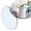 FREAZE 40" Glass Table Top Clear Round Tempered Glass Plate Polished Edge Outdoor Garden Table Top Glass Plate Transparent Toughened Glass for Dining Table (Size : 100cm/40in) view 1