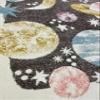 Outer Space Universe Rug for Kids Bedroom 4x5 ft Large Area Rug for Living Room Non-Slip Galaxy Carpet Washable Playroom Mat Carpet Soft Throw Rug view 2
