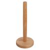 TITA-DONG Wood Paper Towel Holder, Farmhouse Paper Towel Roll Stand, Countertop Vertical Tissue Holder Rack Paper Towel Stand for Kitchen Living Room Bedroom Home Decoration(#1) view 1