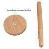 TITA-DONG Wood Paper Towel Holder, Farmhouse Paper Towel Roll Stand, Countertop Vertical Tissue Holder Rack Paper Towel Stand for Kitchen Living Room Bedroom Home Decoration(#1) view 4